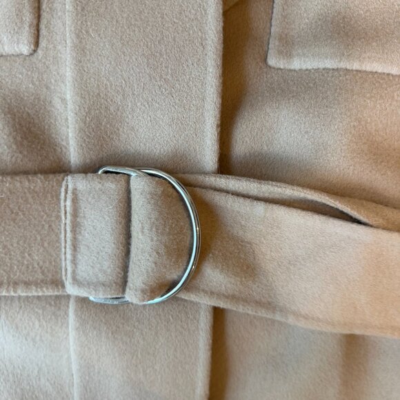 Theory Belted Wool & Cashmere Cargo Coat - Picture 7 of 9